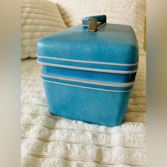 VINTAGE 70s Sears Make up Travel Carrying Case - Picture 3 of 10